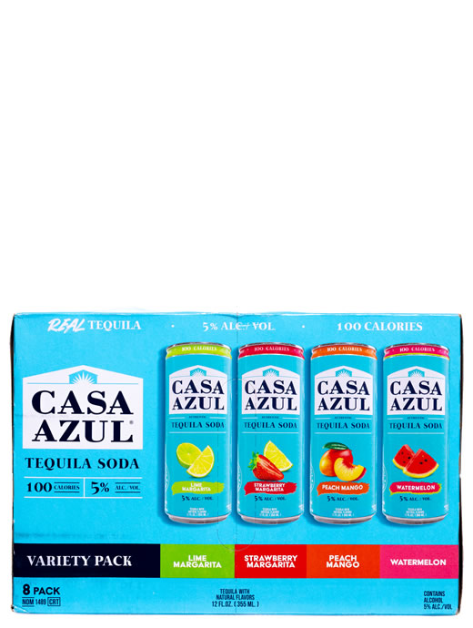 Casa Azul Variety Tequila Soda 8pk Cans
