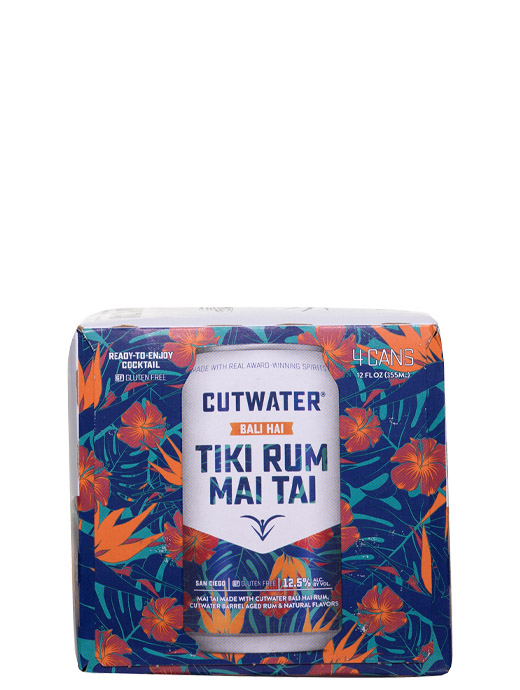 Cutwater Bali Hai Tiki Rum Mai Tai 4pk Cans
