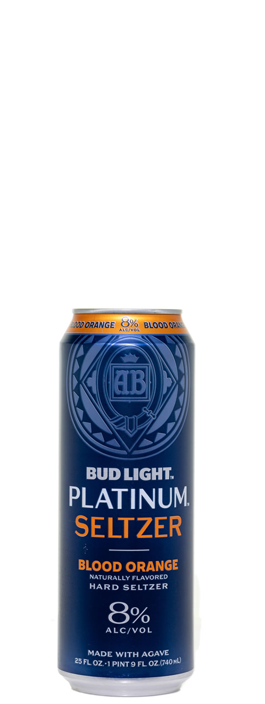 Bud Light Seltzer Platinum Blood Orange 25oz Can