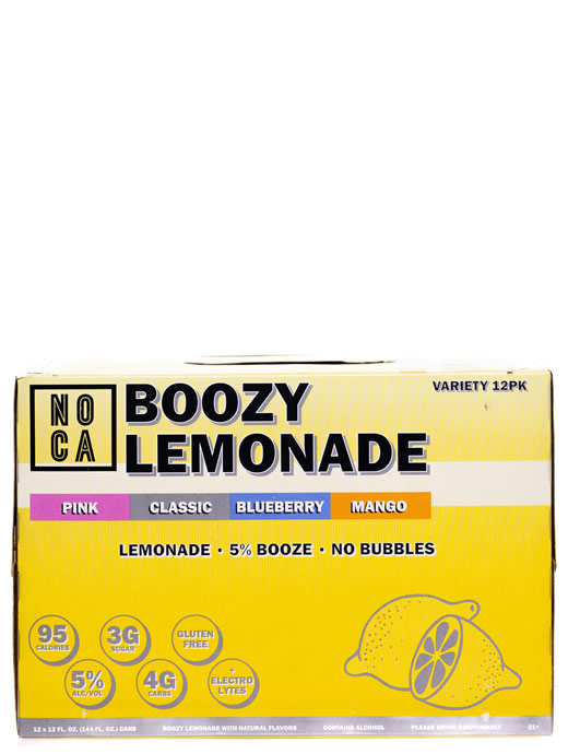 NOCA Boozy Lemonade 12pk cans