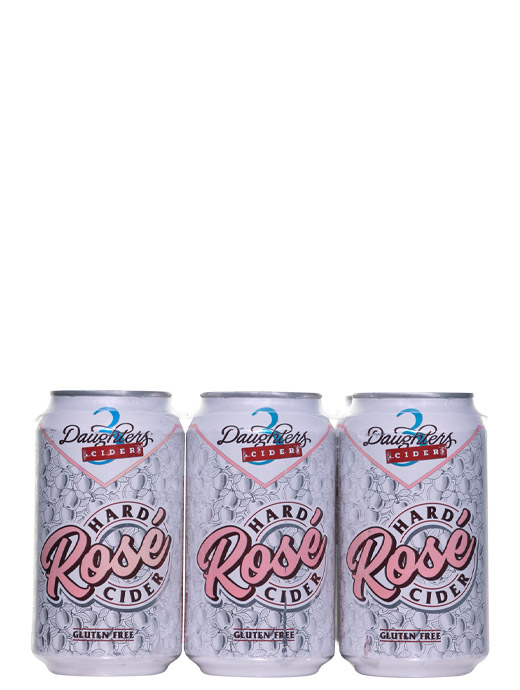 3 Daughters Rose Hard Cider 6pk Cans