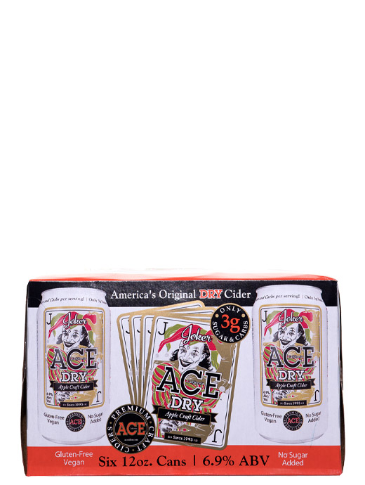 ACE Joker Dry Apple Hard Cider 6pk Cans