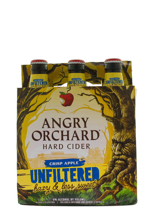 Angry Orchard Crisp Apple Unfiltered Hard Cider 6pk