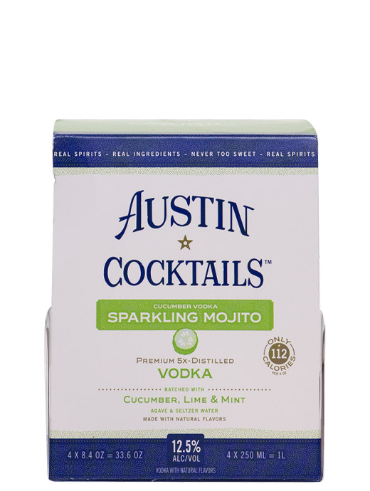 Austin Cocktails Cucumber Lime & Mint Vodka Mojito 4pk Cans