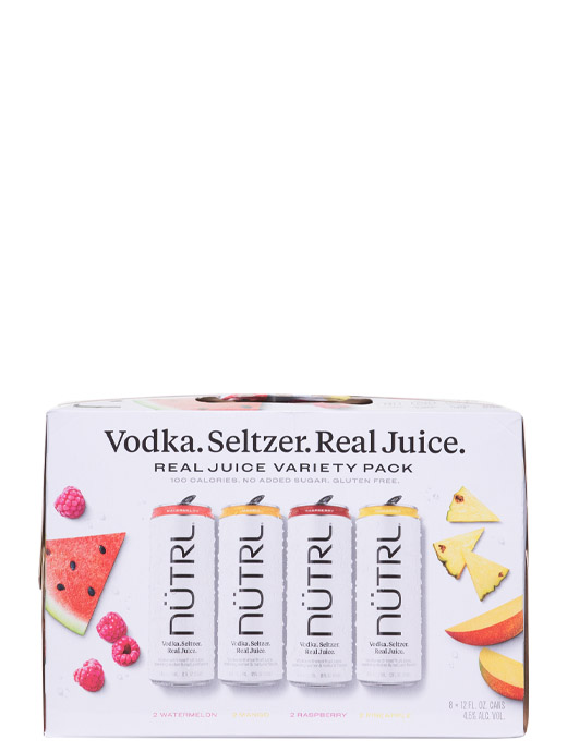Nutrl Hard Seltzer Fruit Variety 8pk Cans