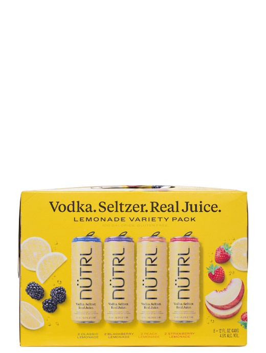 Nutrl Hard Seltzer Lemonade Variety 8pk Cans