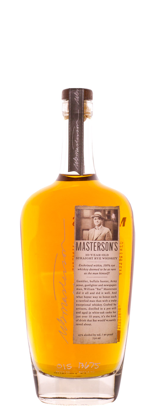Mastersons 10yr Straight Rye Canadian Whiskey