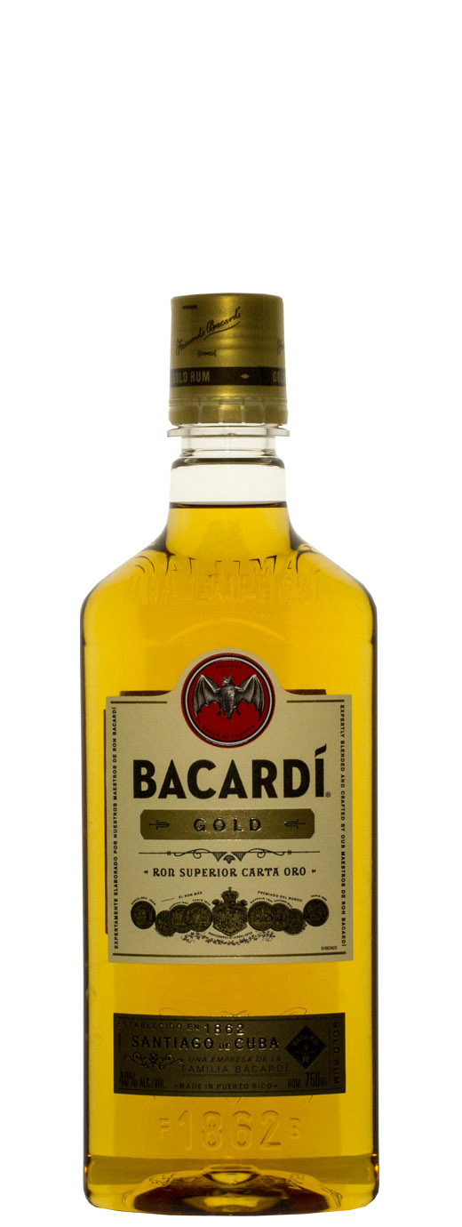 Bacardi Gold Rum (Plastic Traveler)