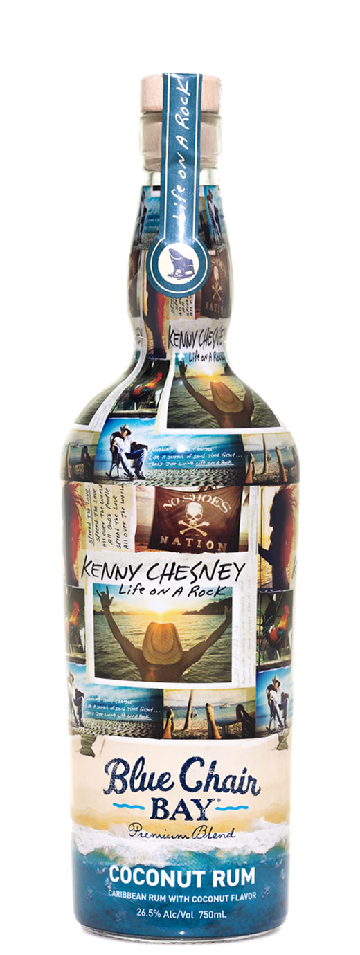 Blue Chair Bay Coconut Rum Kenny Chesney Commemorative Bottle