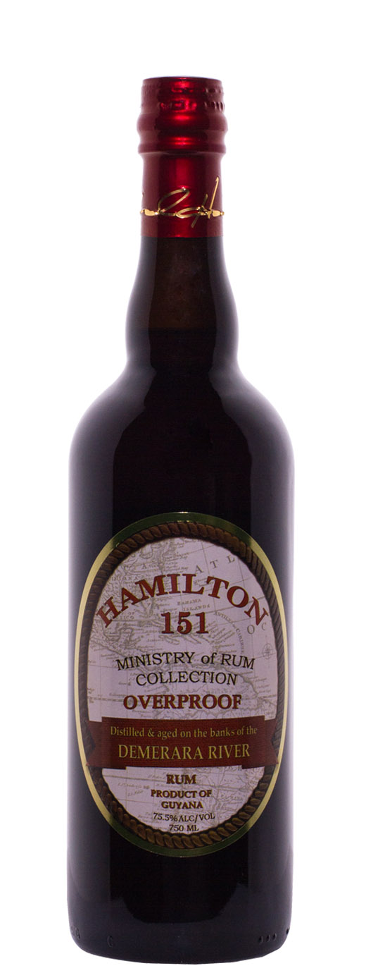 Hamilton Demerara Overproof Rum 151