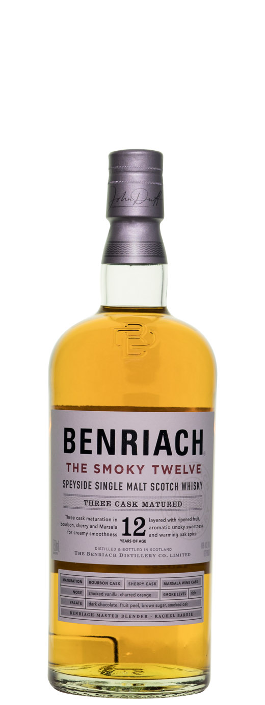 BenRiach 12yr The Smoky Twelve Single Malt Scotch