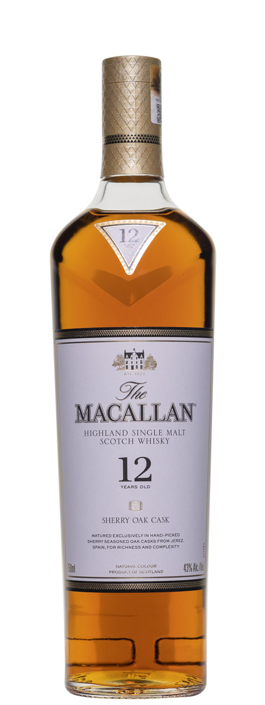 The Macallan 12yr Sherry Oak Cask Single Malt Scotch