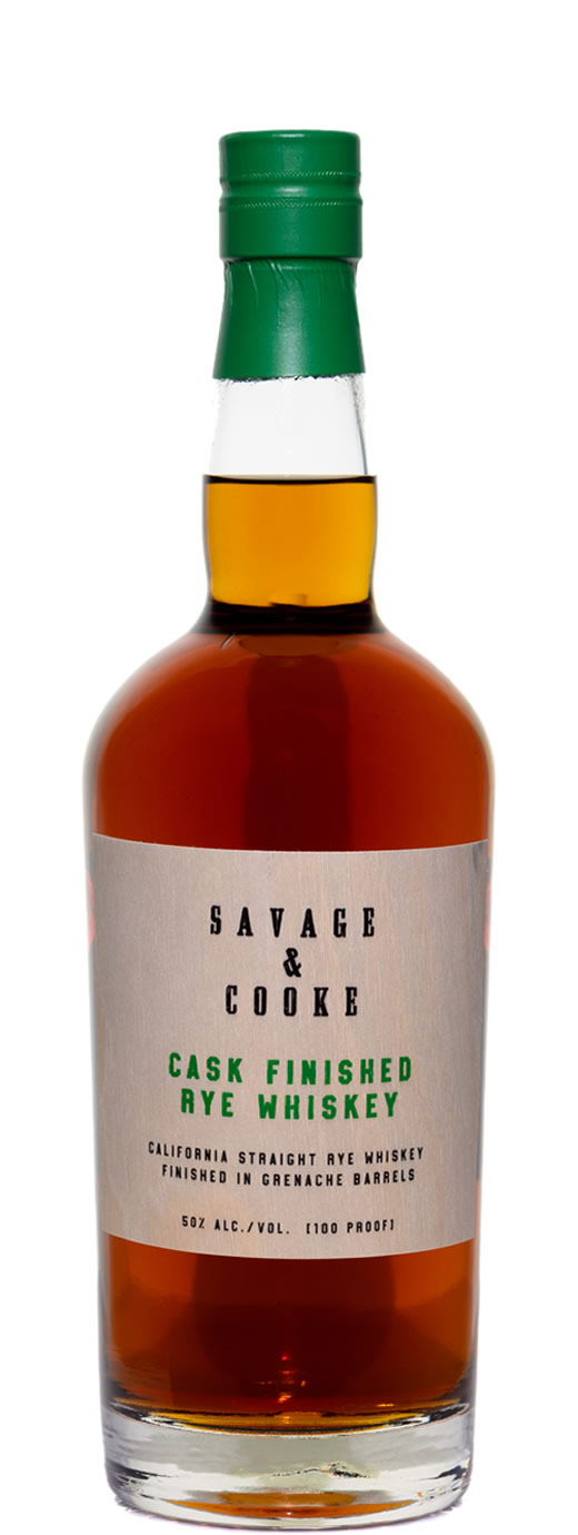 Savage & Cooke Cask Finished In Grenache Barrels Straight Rye Whiskey