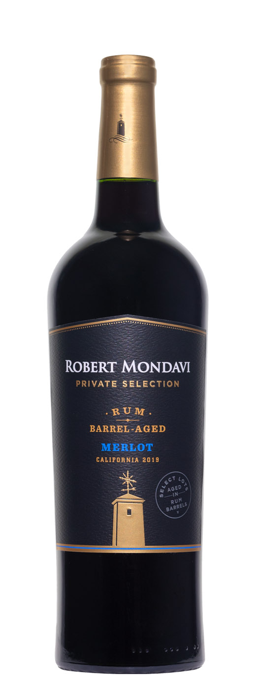 2019 Robert Mondavi Private Selection Merlot Aged in Rum Barrels