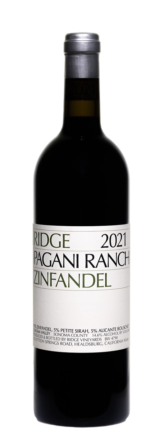 2021 Ridge Pagani Ranch Zinfandel