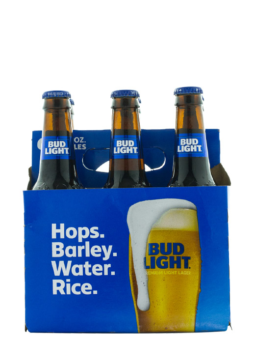 Bud Light 6pk Bottles