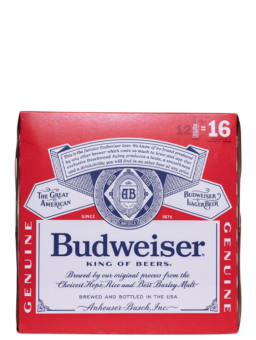 Budweiser Aluminum 12pk