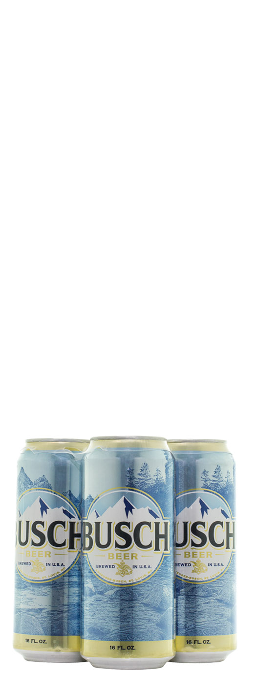 Busch Light 16oz 4pk Cans