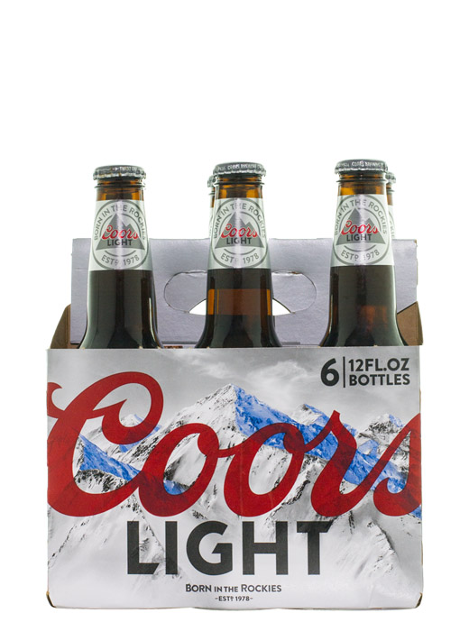 Coors Light 6pk Bottles