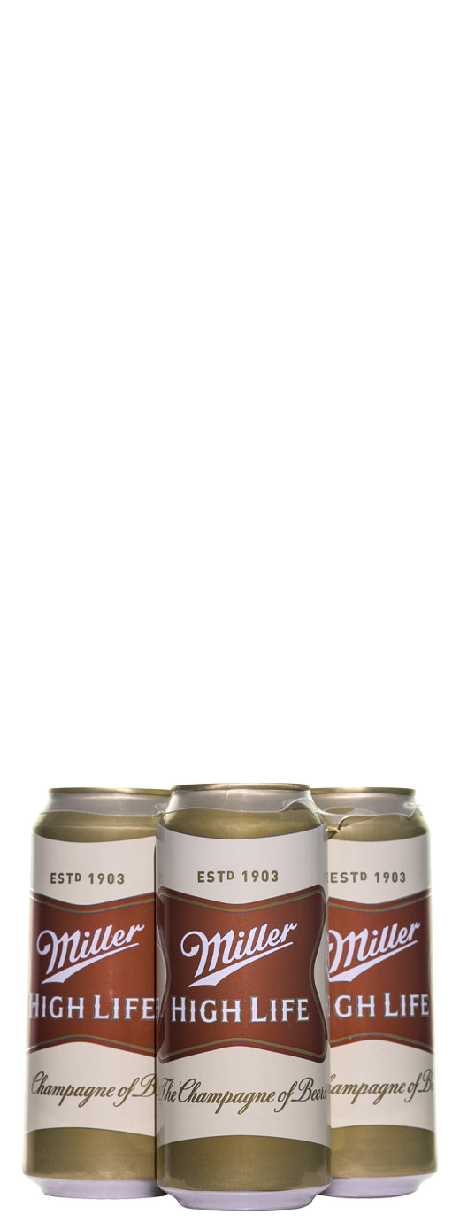 Miller High Life 16oz 4pk Cans