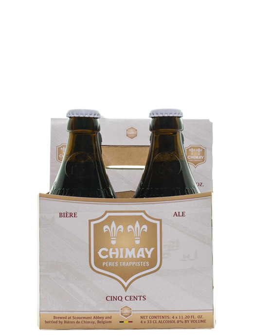 The Chimay White Tripel Cinq Cents 4pk