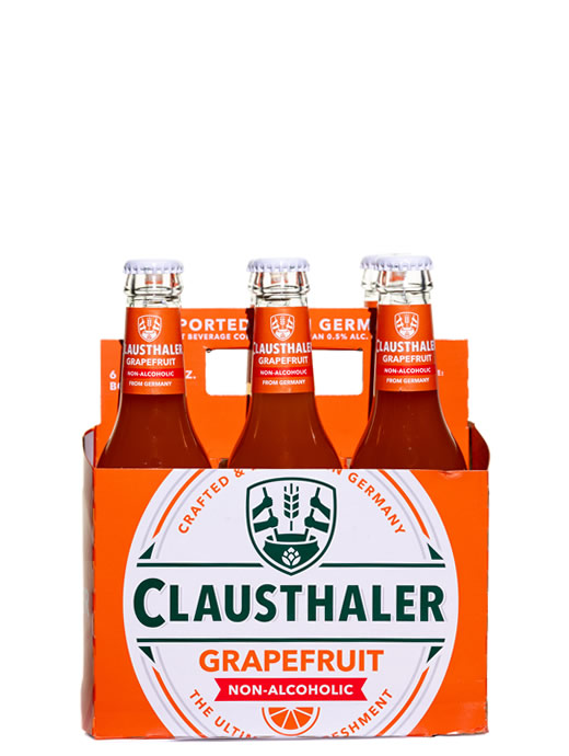 Clausthaler Grapefruit Non-Alcoholic 6pk