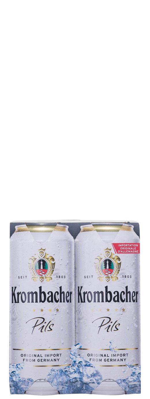 Krombacher Pils 4pk 16.9oz Cans