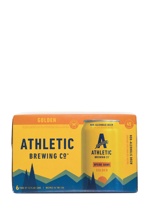 Athletic Brewing Non-Alcoholic Upside Dawn Golden 6pk Cans