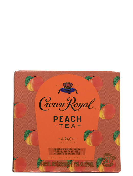 Crown Royal Peach Tea Cocktail 4pk Cans