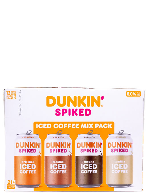 Dunkin' Spiked Iced Coffee Mix Pack 12pk Cans