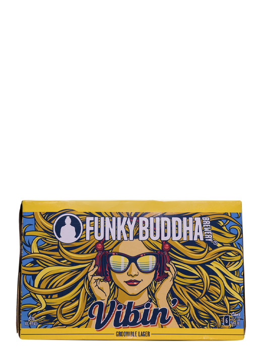 Funky Buddha Vibin' Groovable Lager 6pk Cans