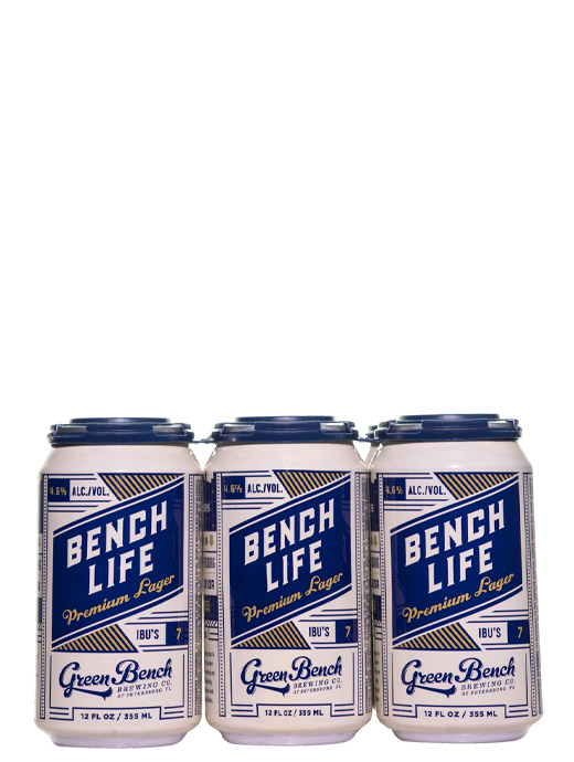 Green Bench Bench Life Premium Lager 6pk Cans