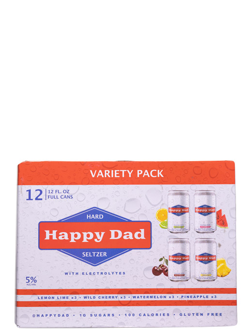 Happy Dad Hard Seltzer Variety 12pk