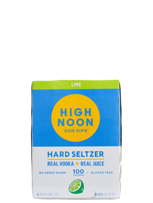 High Noon Sun Sips Lime 4pk Cans