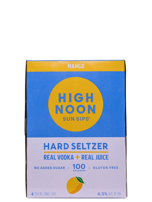 High Noon Sun Sips Mango Vodka & Soda 4pk Cans