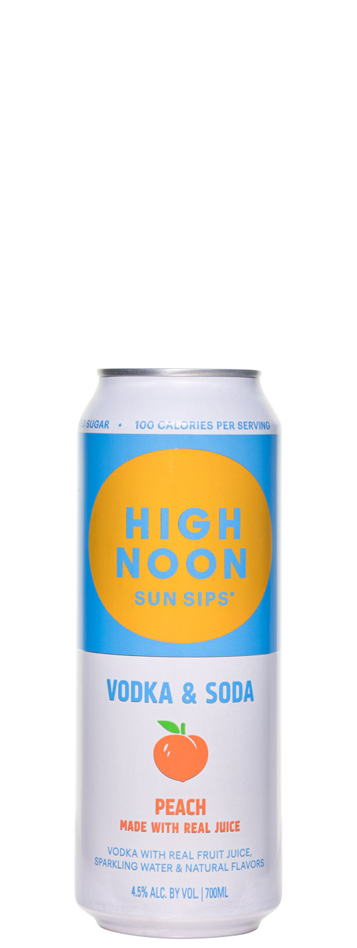 High Noon Sun Sips Peach 24oz Can