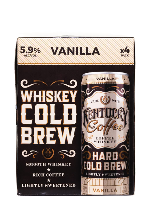 Kentucky Coffee Whiskey Hard Cold Brew Vanilla 4pk Cans