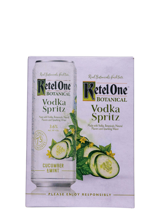 Ketel One Vodka Spritz Cucumber & Mint 4pk Cans