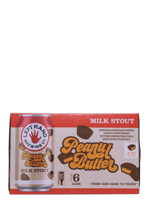 Left Hand Peanut Butter Milk Stout 6pk Cans