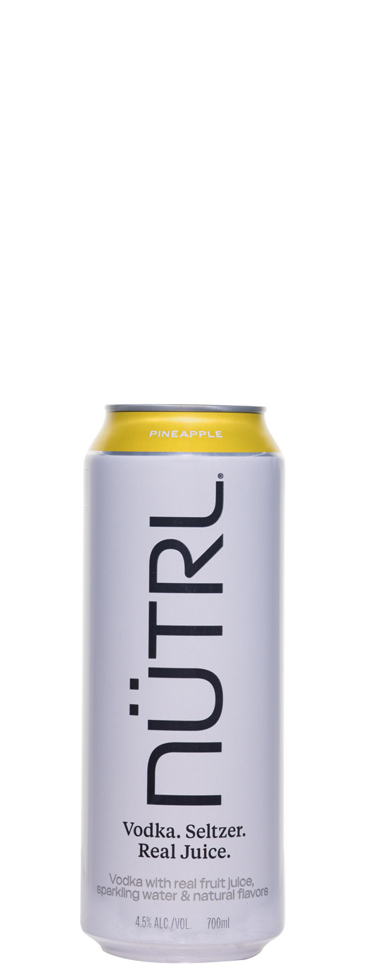 Nutrl Hard Seltzer Pineapple 700ml Can