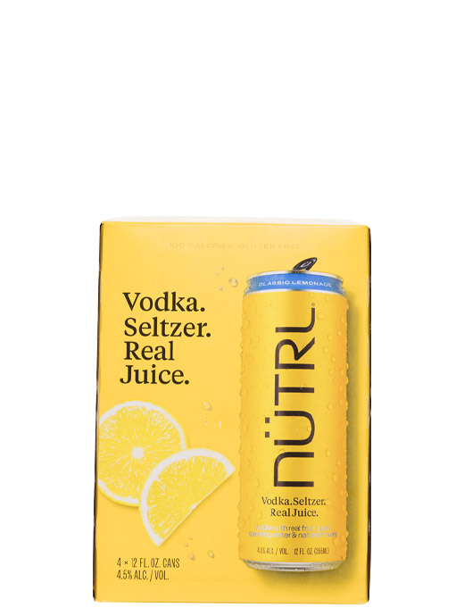 Nutrl Hard Seltzer Lemonade 4pk Cans