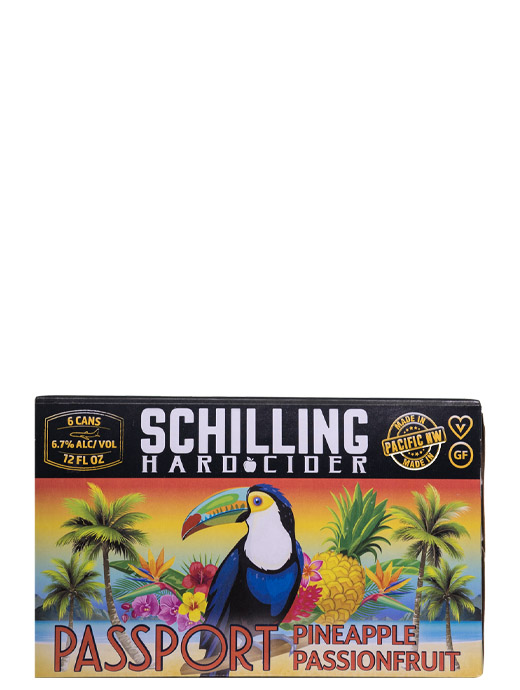 Schilling Cider Passport Pineapple Passionfruit 6pk Cans