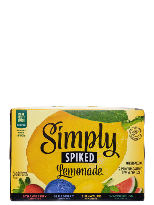 Simply Spiked Lemonade Variety 12pk Cans