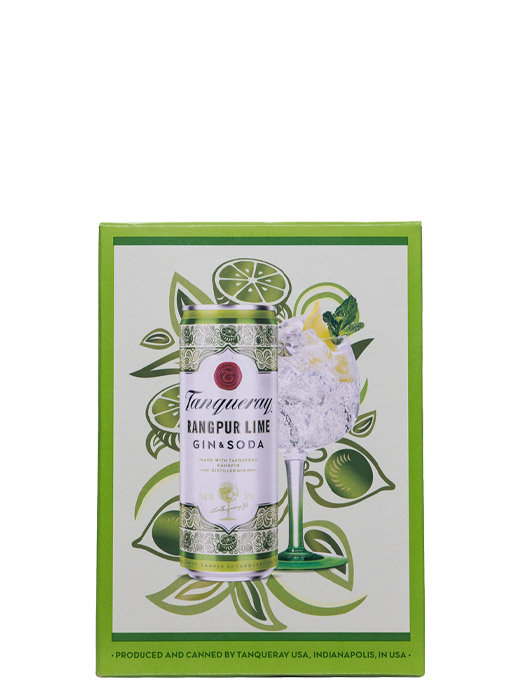 Tanqueray Rangpur Lime Gin & Soda 4pk Cans