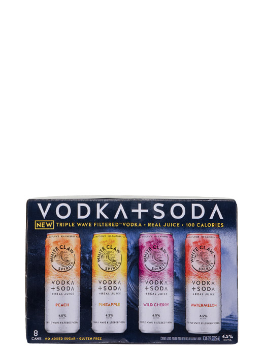 White Claw Vodka Soda Variety 8pk Cans Gluten Free