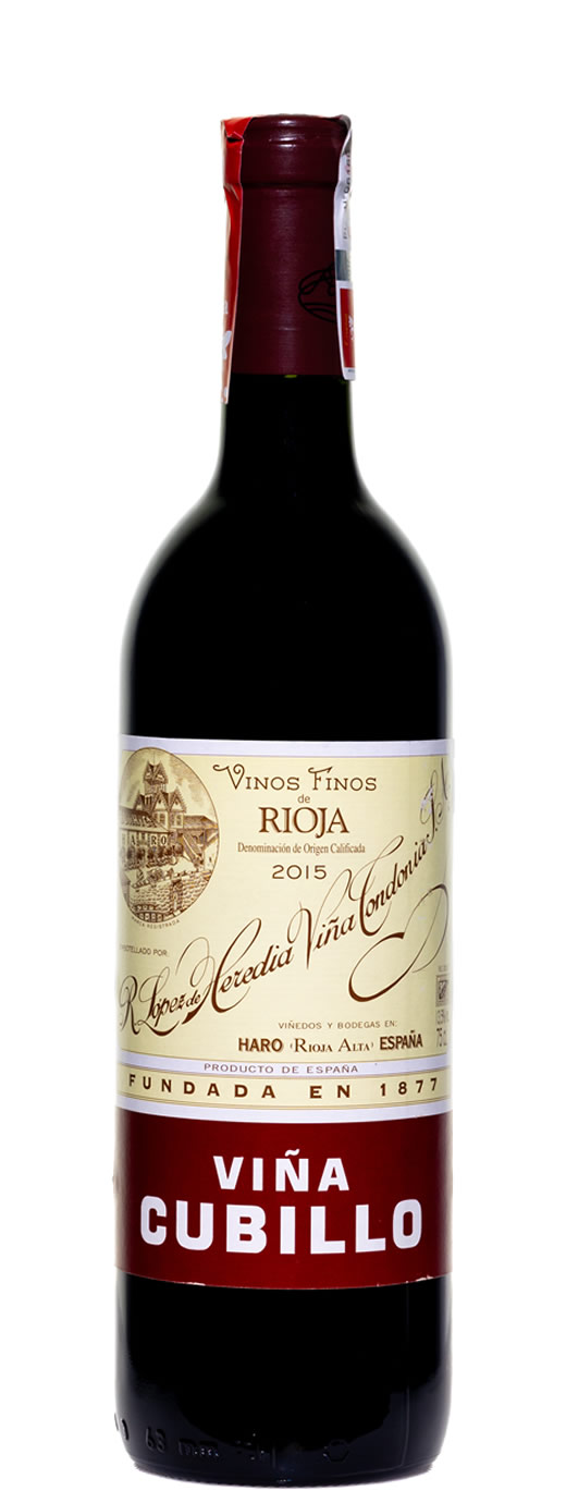 2015 Lopez de Heredia Vina Cubillo Tinto Crianza