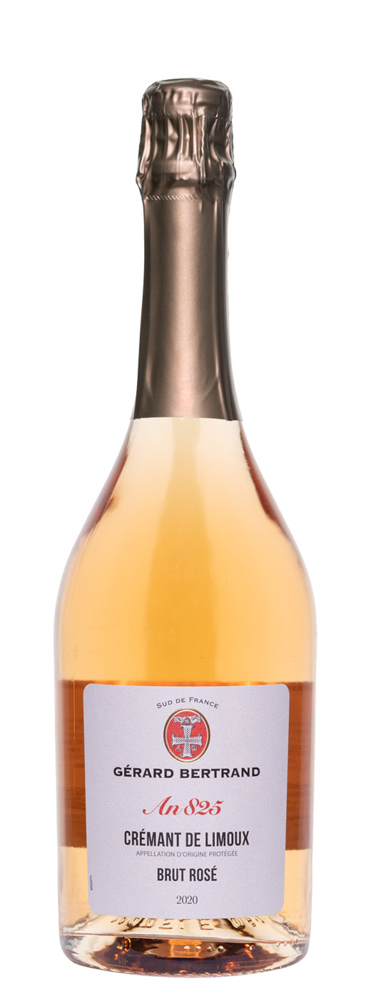 2020 Gerard Bertrand An 825 Cremant de Limoux Brut Rose www.b 21