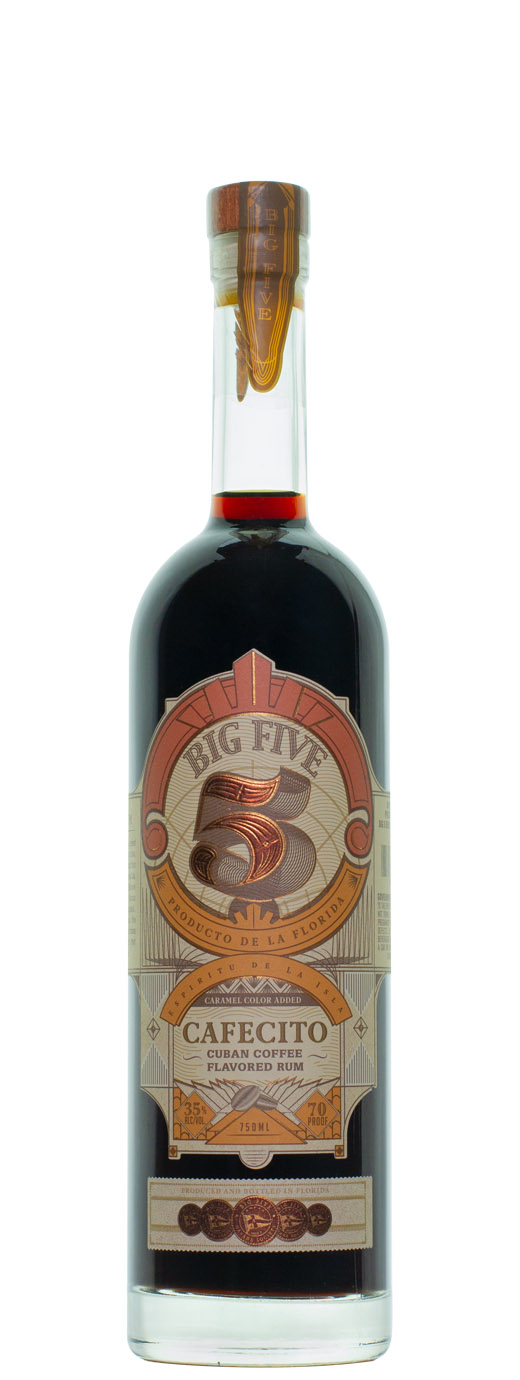 Big 5 Cafecito Coffee Rum Liqueur