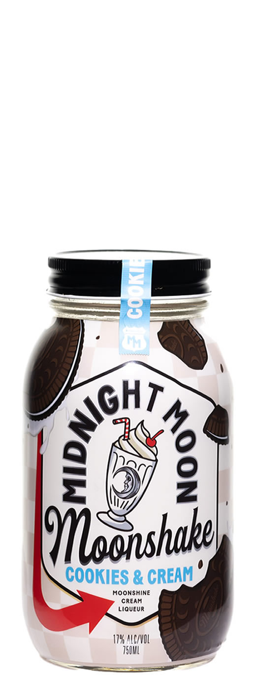 Junior Johnson's Midnight Moon Moonshake Cookies & Cream Liqueur