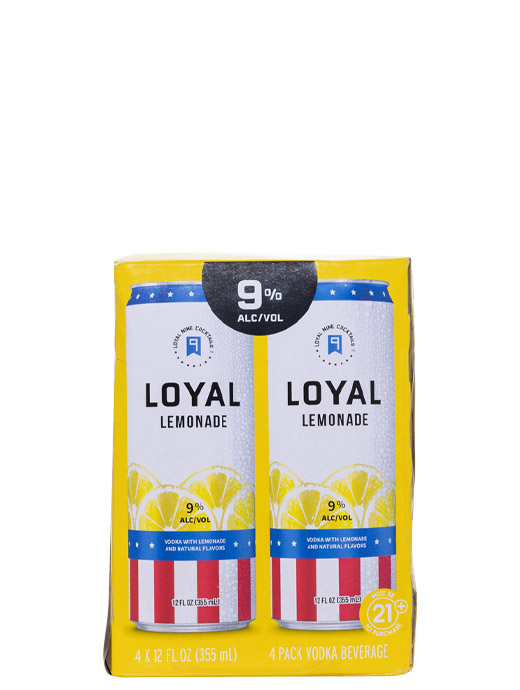 Loyal 9 Lemonade 4pk Cans